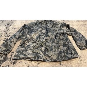 Maurices Jacket Womens Gray Floral Full Zip Long Sleeve Sz 2XL